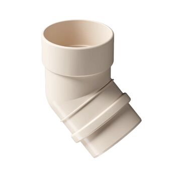 Колено 45° D100 латте Docke LUX, Колено 45° D100 латте Docke LUX