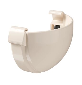 Заглушка желоба универсальная D141 латте Docke LUX, Заглушка желоба универсальная D141 латте Docke LUX