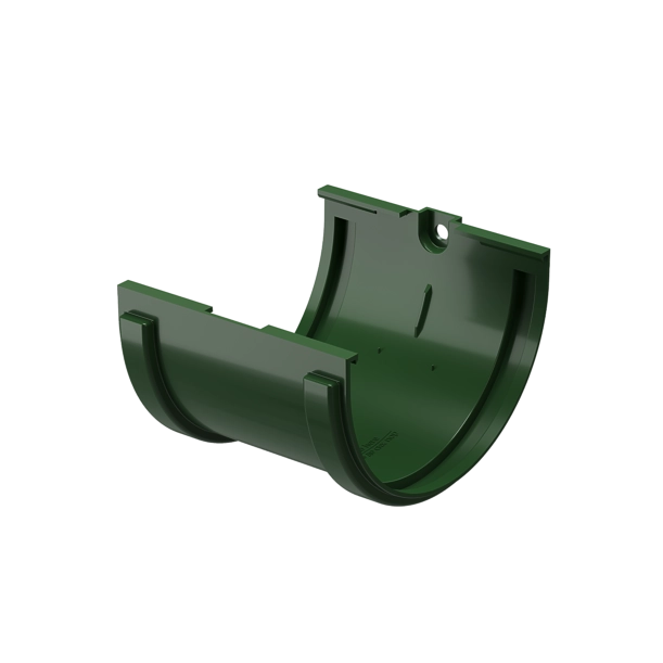 Соединитель желоба пластиковый Docke Standart, Соединитель желоба D120 зеленый (6005) Docke Standart