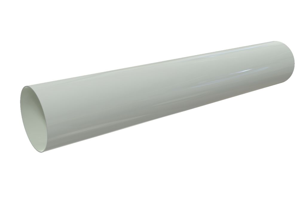 Труба водосточная D100 3м GLC ПВХ белый