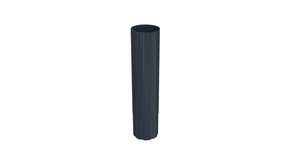 Труба водосточная 3м GLC Steel, серый графит 7024