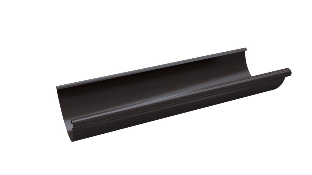 Желоб водосточный GLC Steel 3м, темно-коричневый RR32