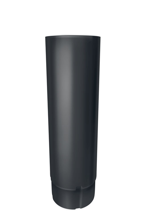 Труба круглая 3000мм D90 GL Optima Matt, 7024 темно-серый матовый