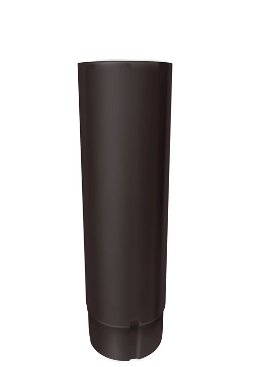 Труба круглая 3000мм D90 GL Optima Matt, RR32 темно-коричневый матовый