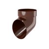 Слив-отвод (колено стока) D90 шоколадный (8017) ПВХ GrandLine Дизайн/Классика