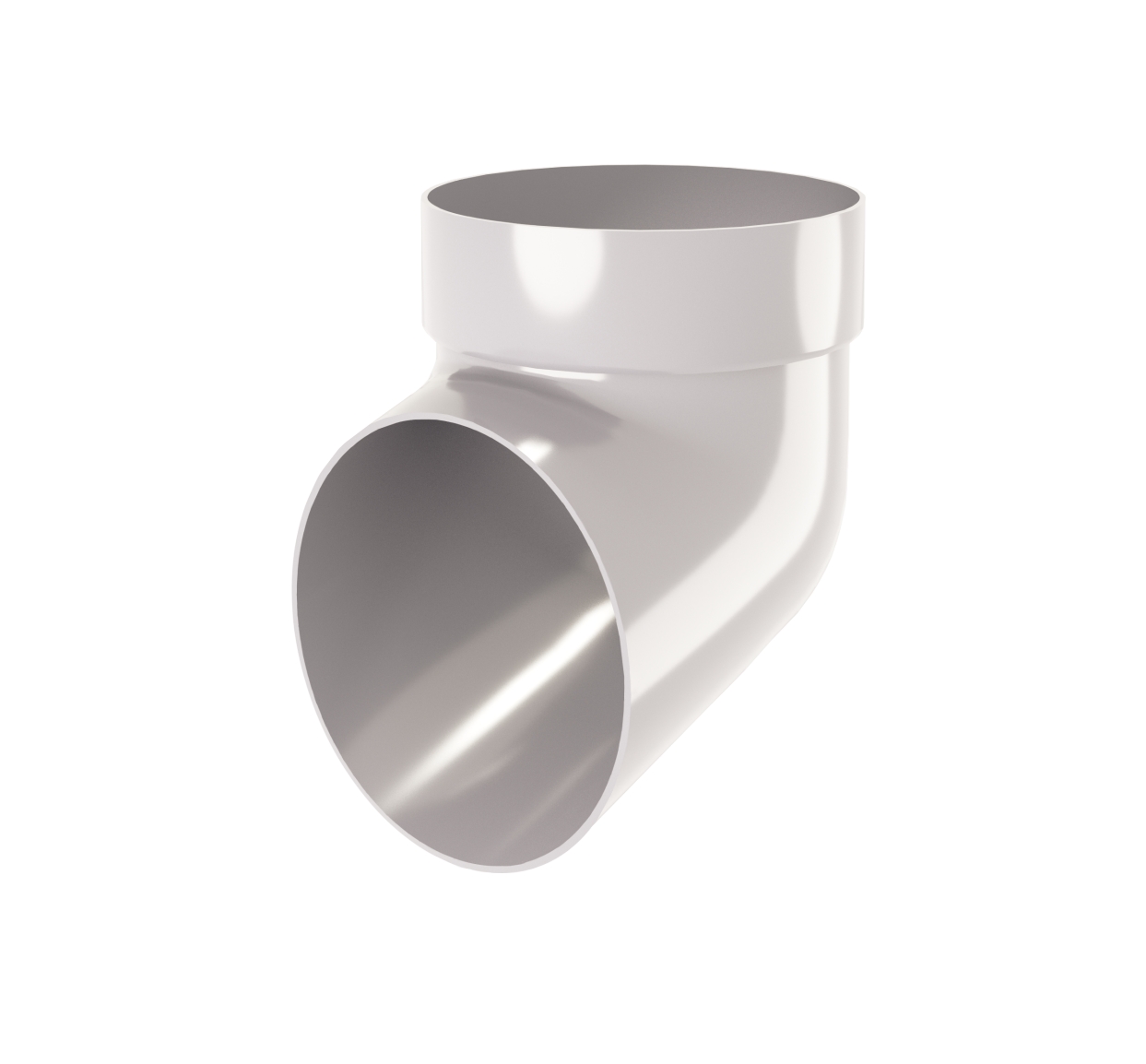 Слив-отвод трубы (колено сливное) Классика/Дизайн, Колено сливное белое 