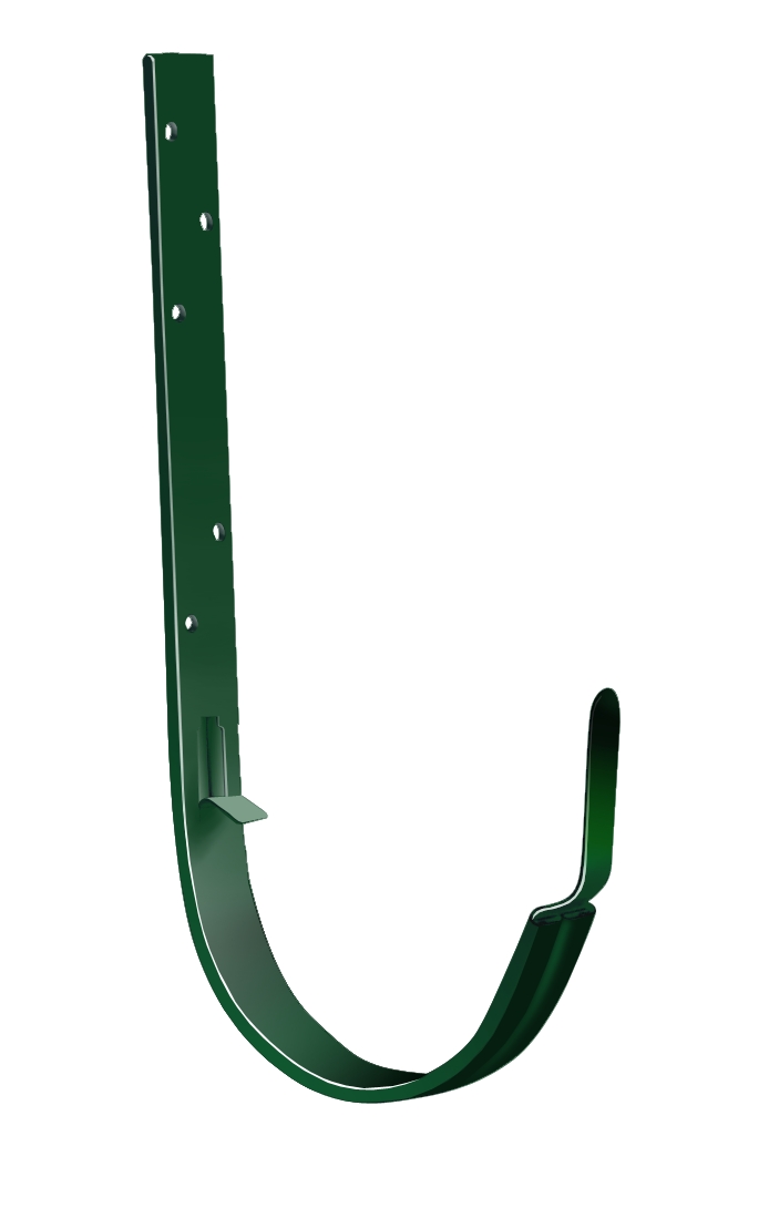 Кронштейн желоба металлический Дизайн, Кронштейн желоба зеленый 6005 металлический
