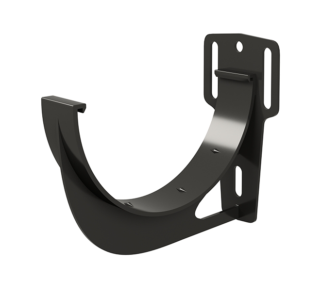 Кронштейн желоба slider Классика, Кронштейн желоба slider пластиковый D120 черный (9005) ПВХ GrandLine Классика купить в Санкт-Петербурге Кронштейн желоба slider Классика, Кронштейн желоба slider пластиковый D120 черный (9005) ПВХ GrandLine Классика