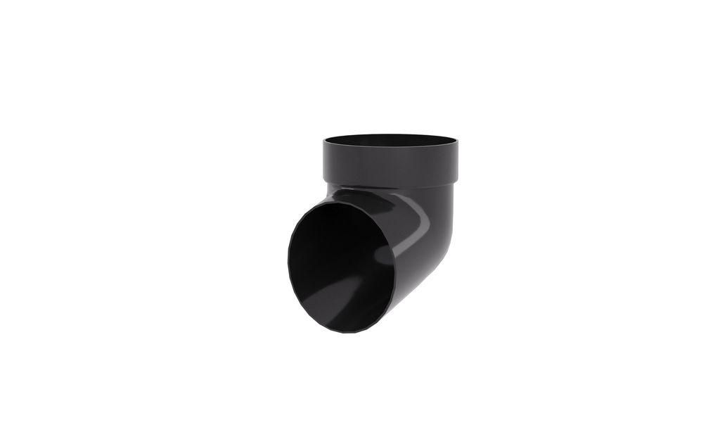 Слив-отвод трубы (колено сливное) Классика/Дизайн, Колено сливное пластик графит 7024