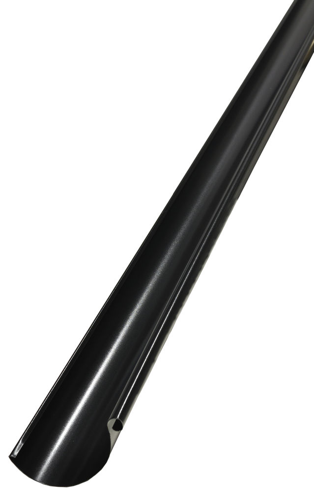 Желоб водосточный металлический Icopal D125х3000мм, желоб металлический Icopal черный