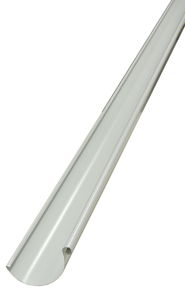 Желоб водосточный металлический Icopal D125х4000мм, желоб металлический Icopal белый