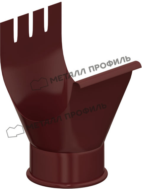 воронка желоба 8017 коричневый