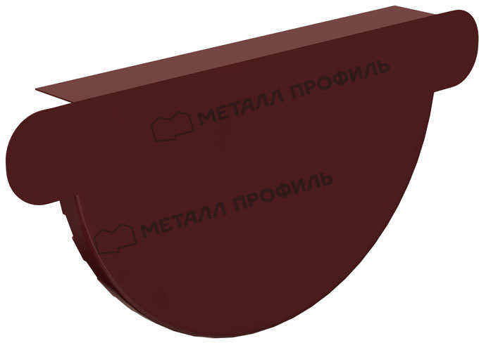 заглушка желоба D150мм 8017 коричневый