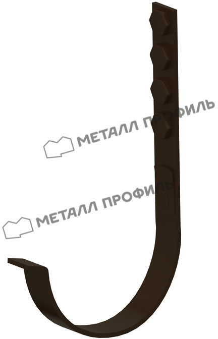 кронштейн желоба длинный усиленный RR32 темно-коричневый