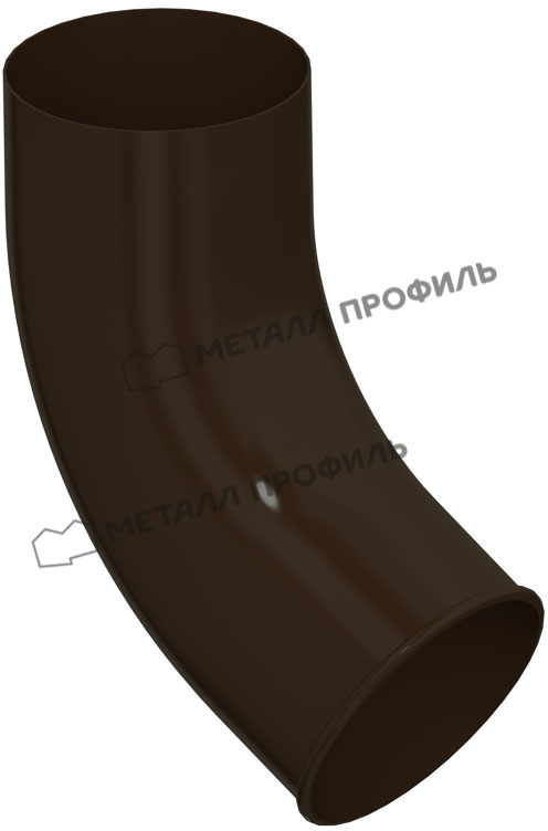 слив отвод водосточной трубы RR32 темно-коричневый