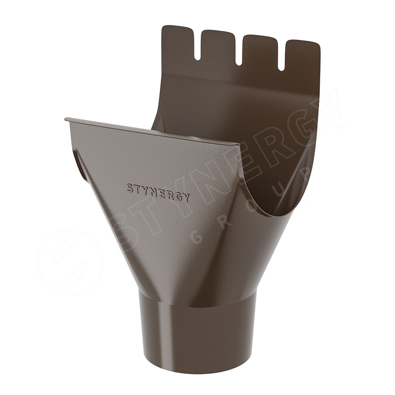 Воронка желоба D125/90 PU Stynergy, RR32 тёмно-коричневый
