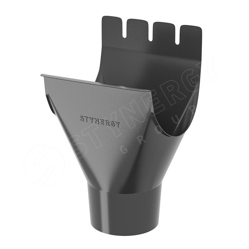 Воронка желоба D125/90 PU Stynergy, 7024 тёмно-серый