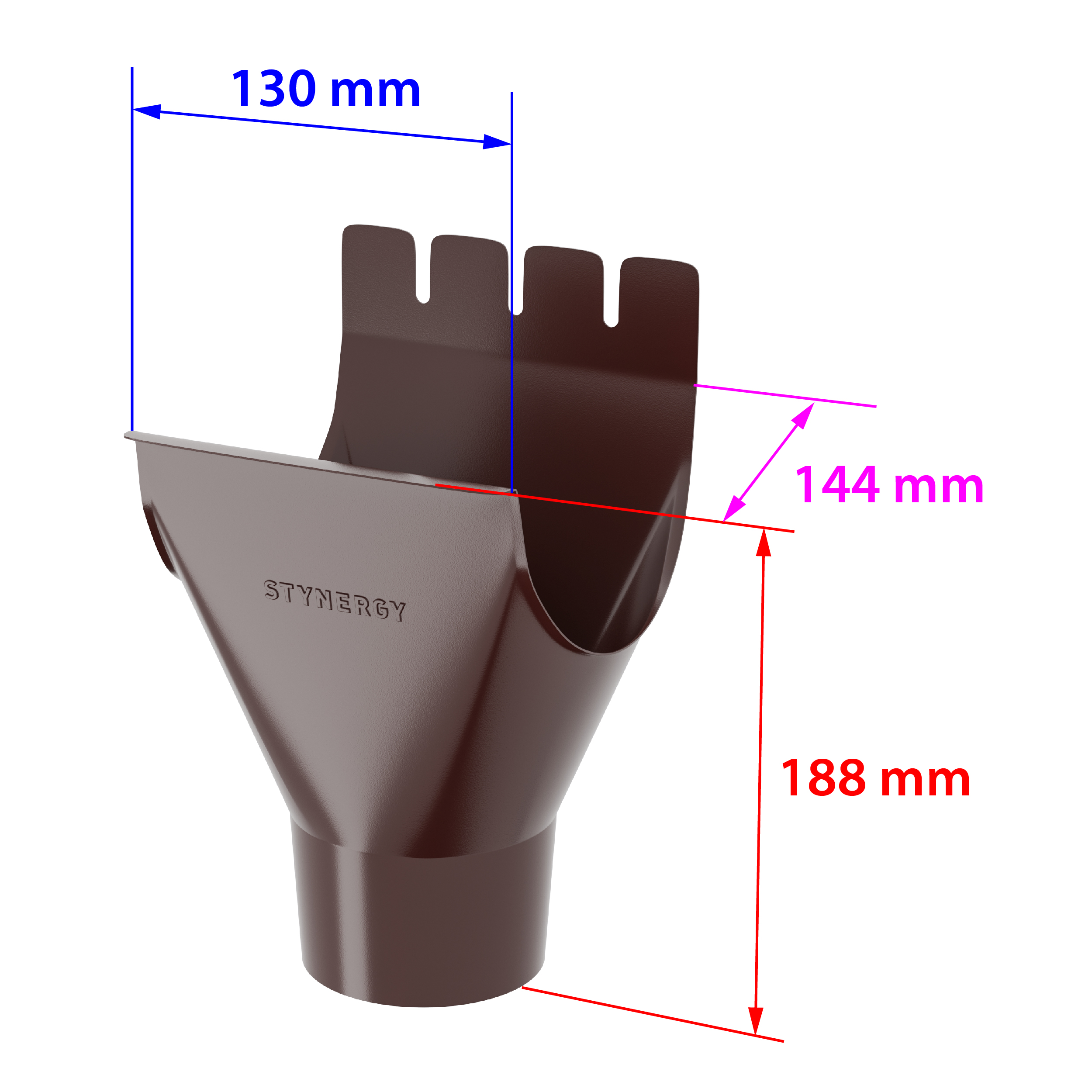 Воронка желоба D125/90 PU Stynergy