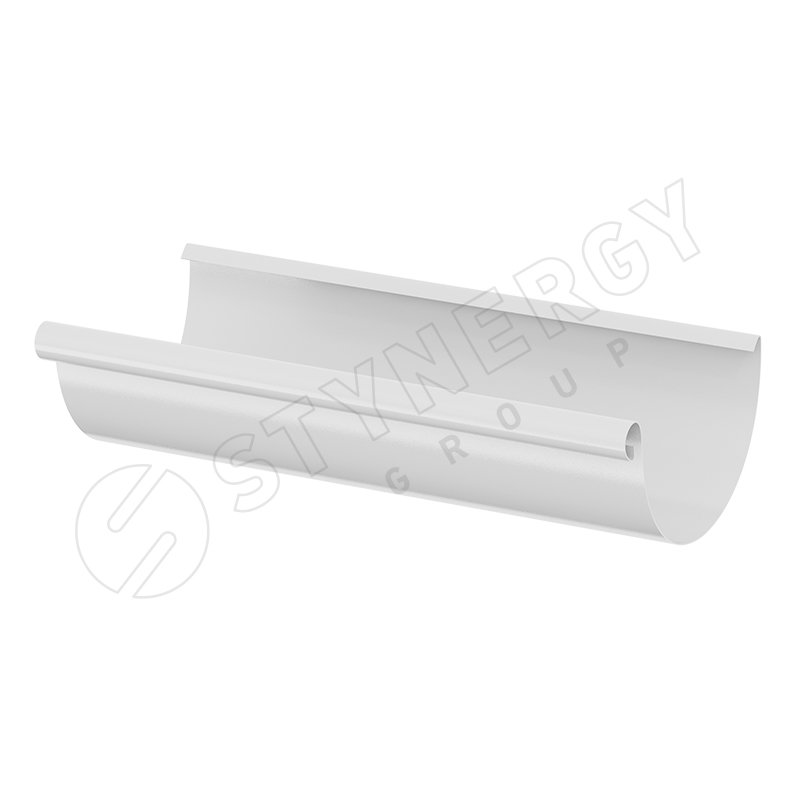 Желоб 3000мм D125 PU Stynergy, 9003 белый