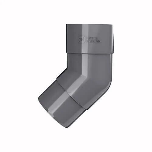 Колено 72° D82 серый (7024) ТН ПВХ 26шт/уп, Серый 7024