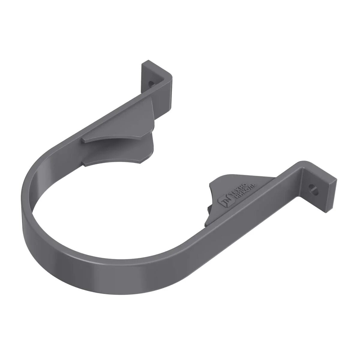 Хомут трубы D82 серый (7024) ТН ПВХ 240шт/уп, Серый 7024