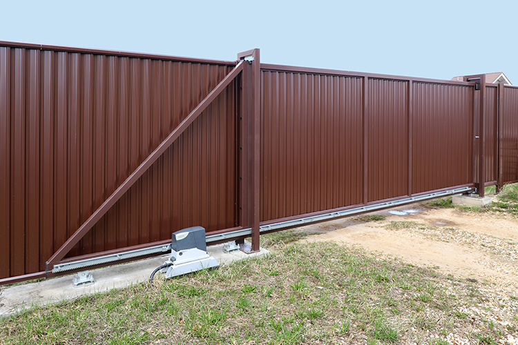 Калитка Estet 2000х1000мм 8017 коричневый Grand Line купить в Санкт-Петербурге Калитка Estet 2000х1000мм 8017 коричневый Grand Line