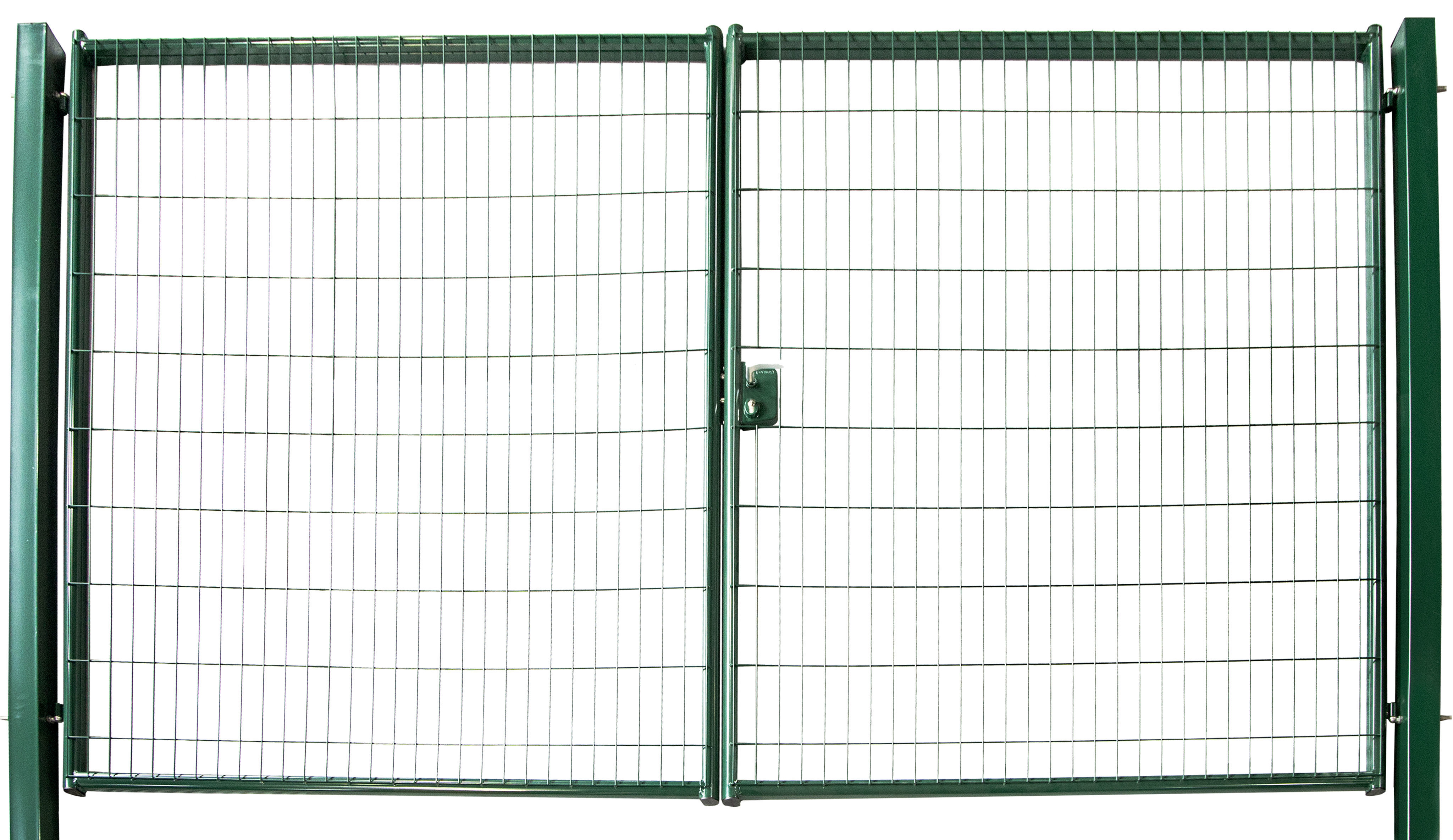 Ворота распашные Medium New lock 2,03х5,0 м, Ворота Medium New Lock 2030х5000мм 6005 темно-зеленый Grand Line купить в Санкт-Петербурге Ворота распашные Medium New lock 2,03х5,0 м, Ворота Medium New Lock 2030х5000мм 6005 темно-зеленый Grand Line