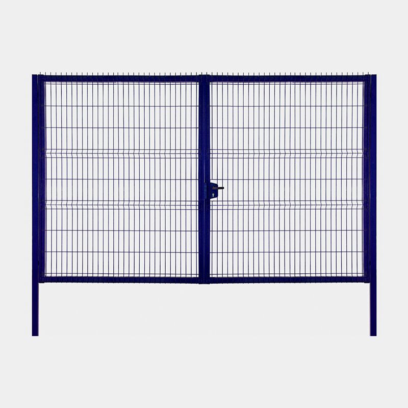 Ворота распашные Profi Lock 2030х6000мм 5005 синий Grand Line, Ворота распашные Profi Lock 2030х6000мм 5005 синий Grand Line