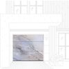 Ворота гаражные секционные Platino Dark Prestige Lux L-гофр smooth 4000х2250мм ALUTECH