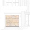 Ворота гаражные секционные Breccia Damascata Prestige Lux L-гофр smooth 2500х2125мм ALUTECH
