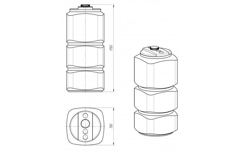 Ёмкость L 750 oil