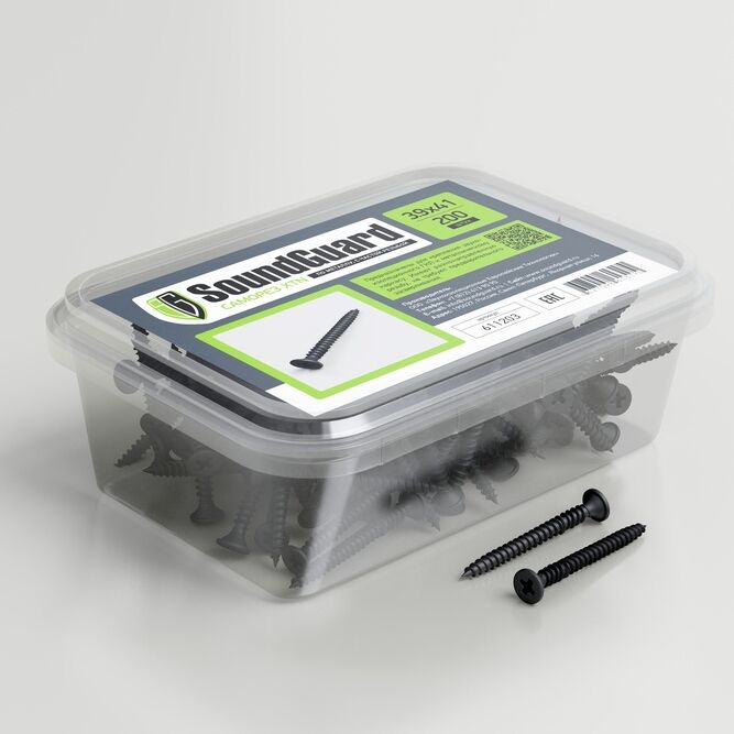 Саморезы SoundGuard XTN 3,9х41 (200 шт/уп), Саморезы SoundGuard XTN 3,9х41 (200 шт/уп) купить в Санкт-Петербурге Саморезы SoundGuard XTN 3,9х41 (200 шт/уп), Саморезы SoundGuard XTN 3,9х41 (200 шт/уп)