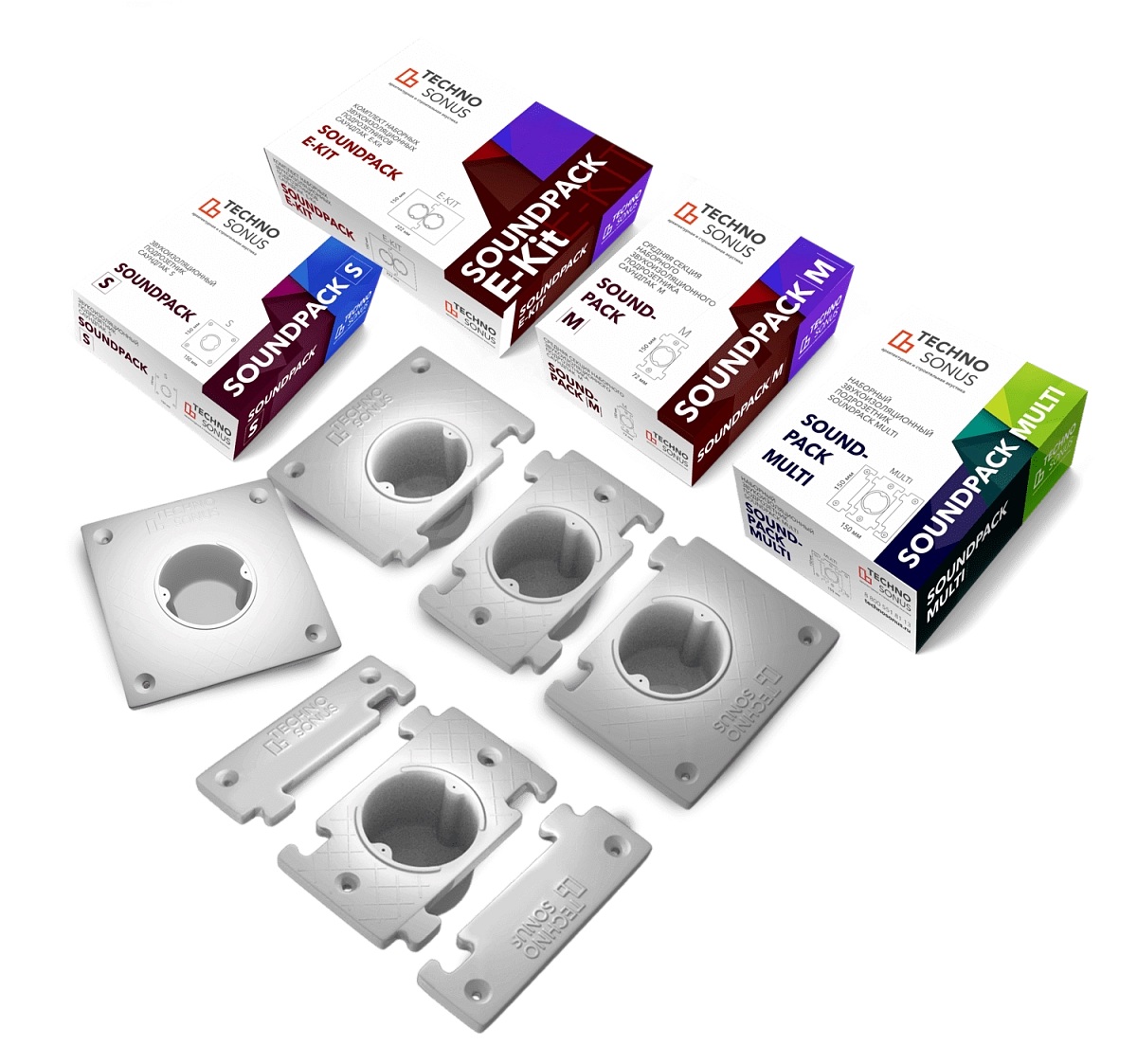 Звукоизоляционный подрозетник СаундПак (SoundPack) купить в Санкт-Петербурге Звукоизоляционный подрозетник СаундПак (SoundPack)