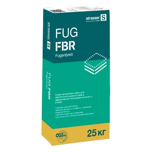 FUG FBR Сухая затирочная смесь для широких швов (5-30мм), серый strasser купить в Санкт-Петербурге
