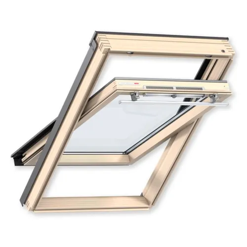 Мансардное деревянное однокамерное окно Velux (Велюкс) GZR CR02 3050 55х78 см (ручка сверху) купить в Санкт-Петербурге
