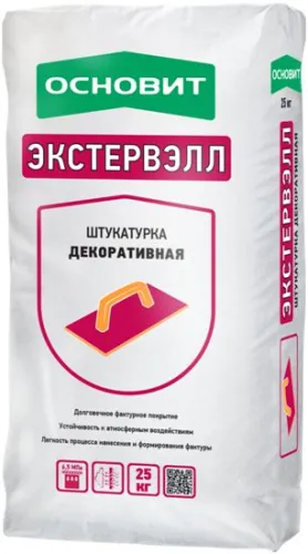 Штукатурка декоративная Экстервэлл Шуба белая OS-2.0 WS купить в Санкт-Петербурге