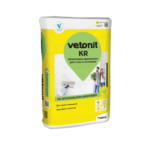 Шпаклевка финишная Vetonit KR20 белый 20кг купить в Санкт-Петербурге