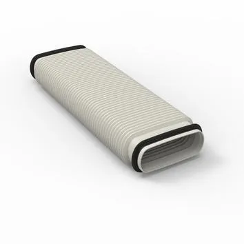 EasyFlex 140мм*64мм (длина 0,6м) Гибкий воздуховод овального сечения с двумя соединителями (производство Бельгия) купить в Санкт-Петербурге
