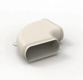 EasyFlex горизонтальный переходник 90гр овального сечения купить в Санкт-Петербурге