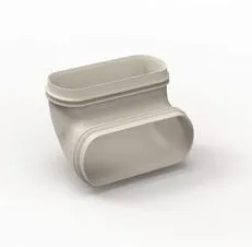 EasyFlex вертикальный переходник 90гр овального сечения купить в Санкт-Петербурге