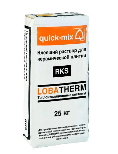 RKS Клеевой состав для СФТК с отделочным слоем из штучных материалов LOBATHERM купить в Санкт-Петербурге