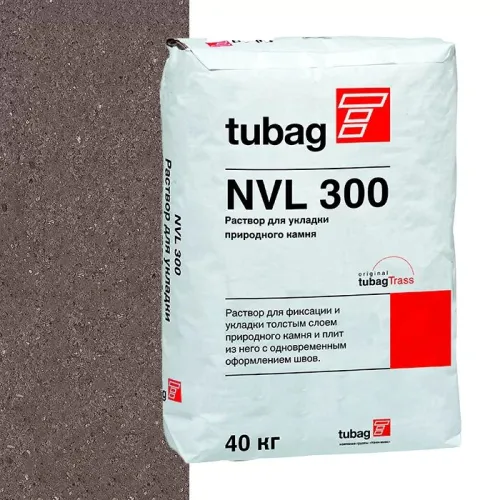NVL 300 Сухая смесь для укладки природного камня, тёмно-коричневый tubag купить в Санкт-Петербурге