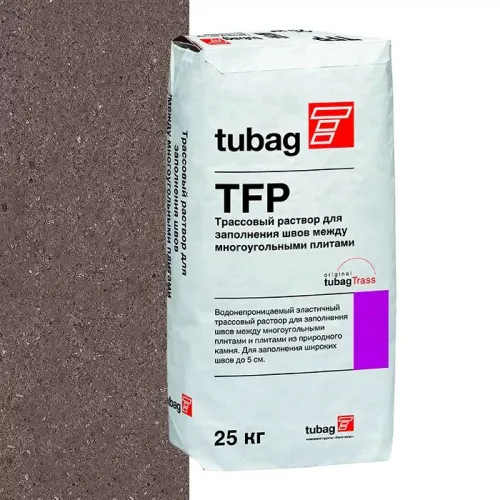 TFP Трассовый раствор для заполнения швов для многоугольных плит, тёмно-коричневый tubag купить в Санкт-Петербурге