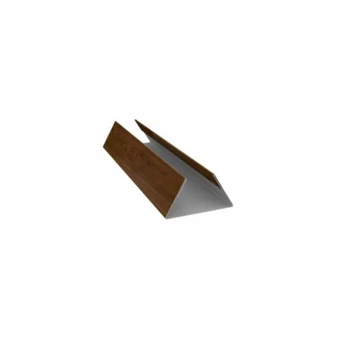 Планка стыковочная сборная нижняя Woodstock 50x33x3000мм Ecosteel, Ecosteel Matt, Ecosteel Textur купить в Санкт-Петербурге