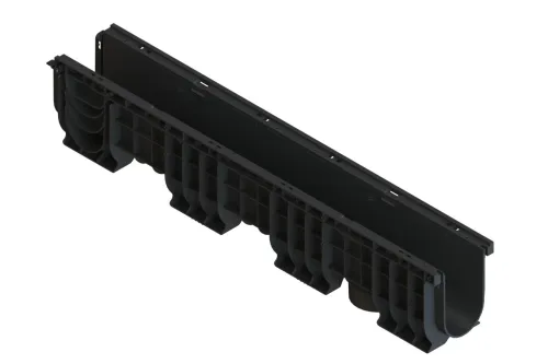Лоток водоотводный PolyMax Basic ЛВ-10.16.20-ПП пластиковый модернизированный 8040-М купить в Санкт-Петербурге