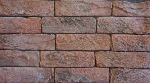 Искусственный камень Кирпич ручной формовки 212х63мм коричневый 1.07м2 CraftStone купить в Санкт-Петербурге