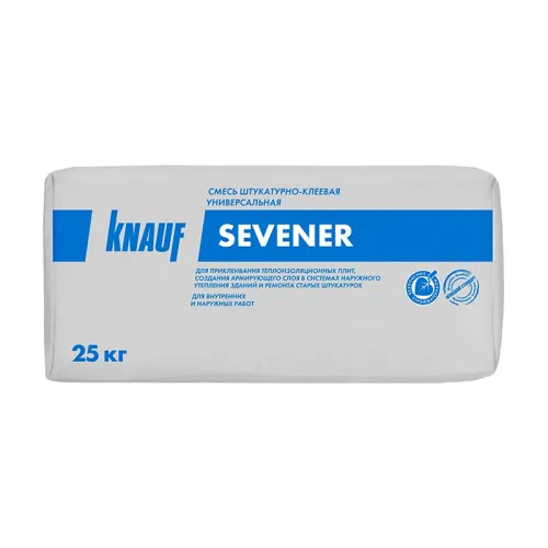 Штукатурно-клеевая смесь КНАУФ Sevener 25 кг купить в Санкт-Петербурге