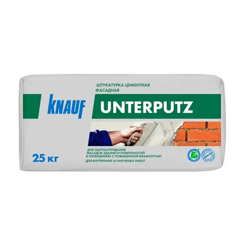 Штукатурка фасадная КНАУФ Unterputz УП-210 25 кг купить в Санкт-Петербурге