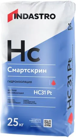 Проникающая гидроизоляция Индастро Смартскрин HС 31Pt 25 кг купить в Санкт-Петербурге