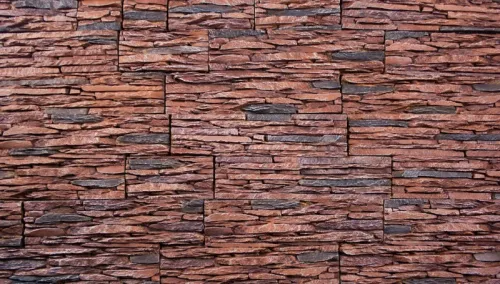 Искусственный камень Танвальд мини 370х90мм коричневый 0.8м2 CraftStone купить в Санкт-Петербурге